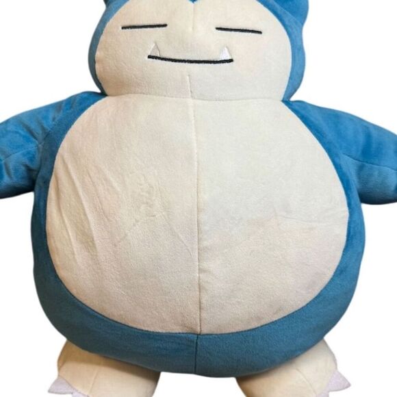 2022 Pokémon Snorlax Plush 16" Stuffed Toy Collector's Item - Picture 4 of 10